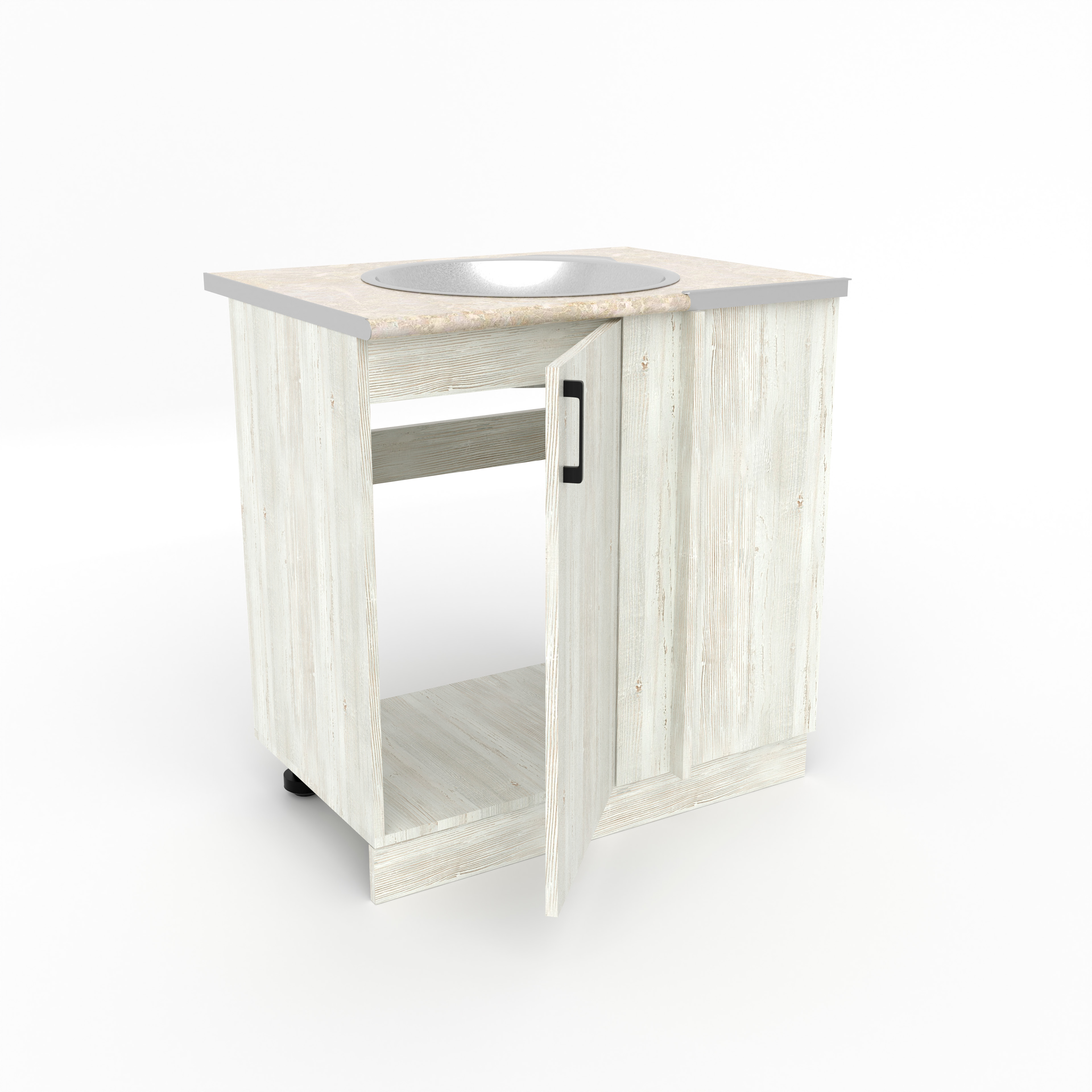 Тумба п/раков 80 см угловая Сосна в Барнауле купить