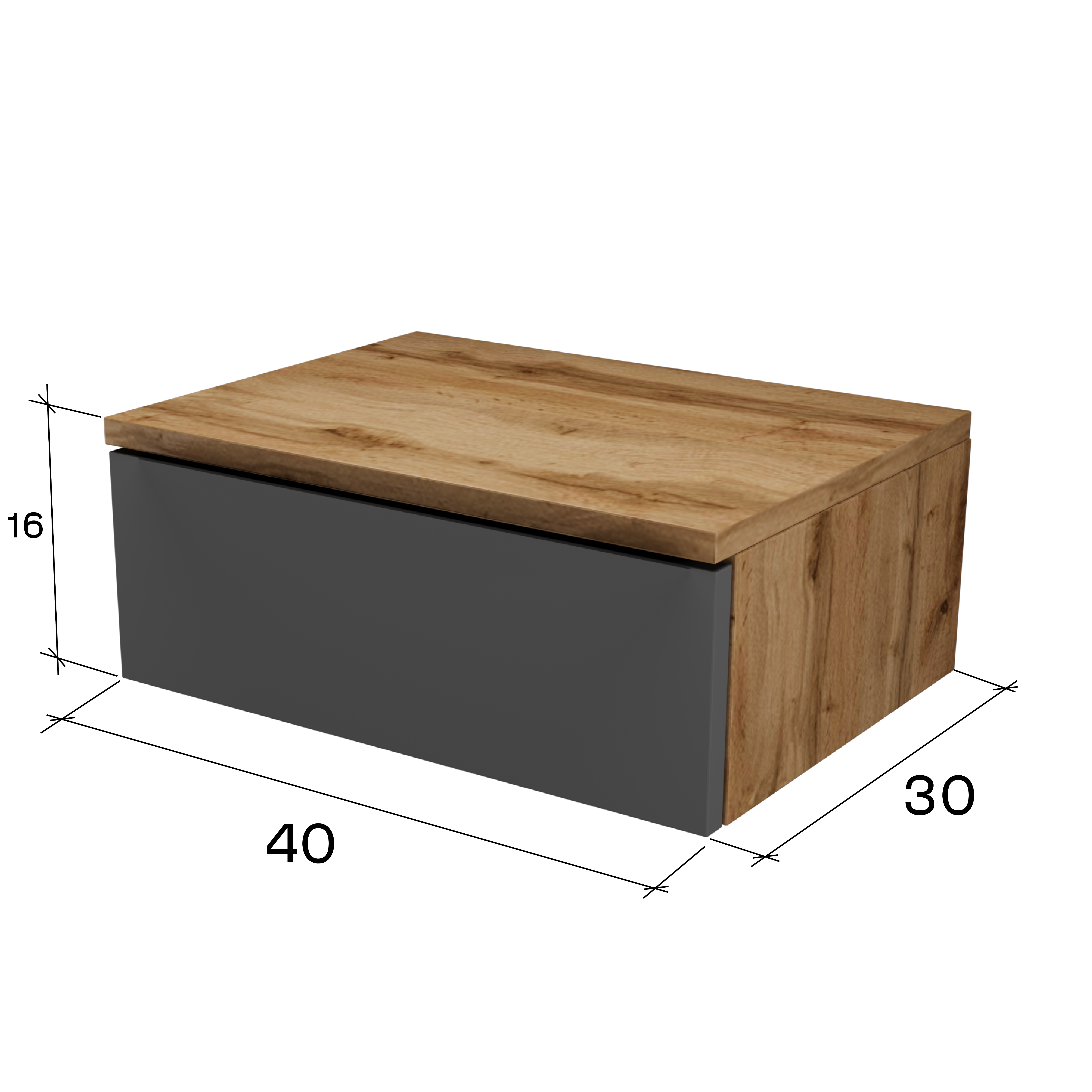 Тумба подвесная с 1-м ящиком в Барнауле купить