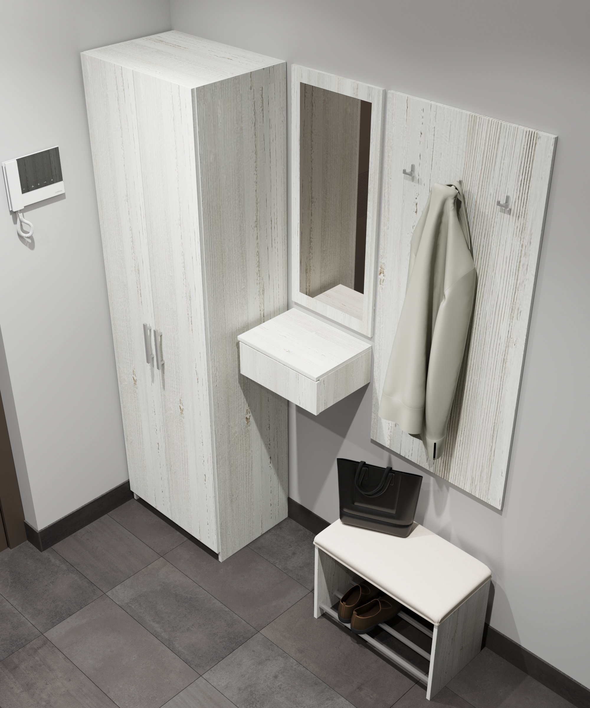 Шкаф распашной ТВОЙ 205*60*43 см в Барнауле купить