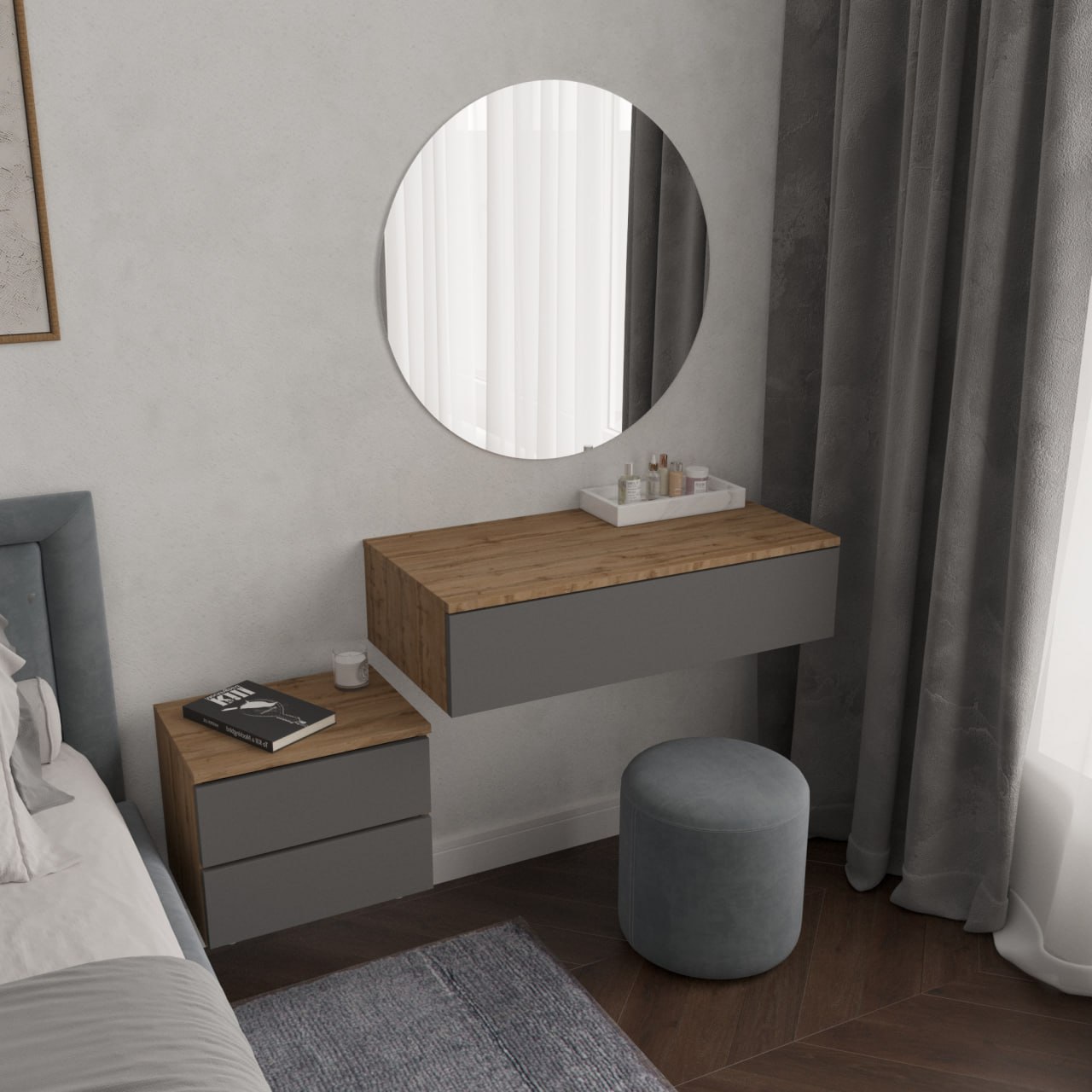 Туалетный столик 80*20*40 подвесной в Барнауле купить