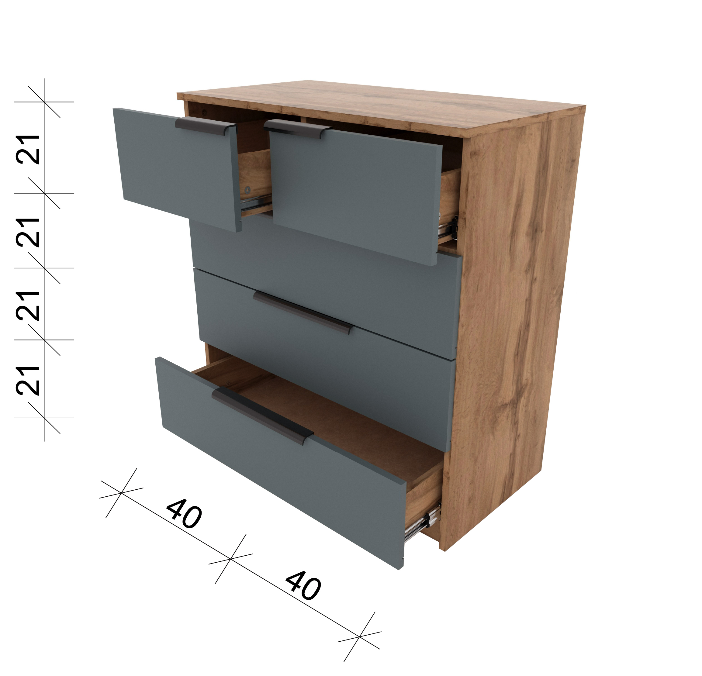 Комод СМАРТ 90*80*43 см в Барнауле купить