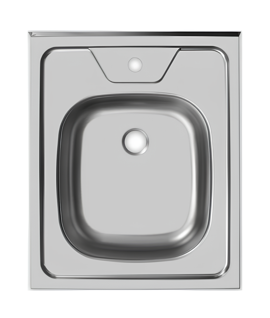 Мойка нерж.накладная Кромрус 50/60 б/сиф, 0.4/140(20) в Барнауле купить