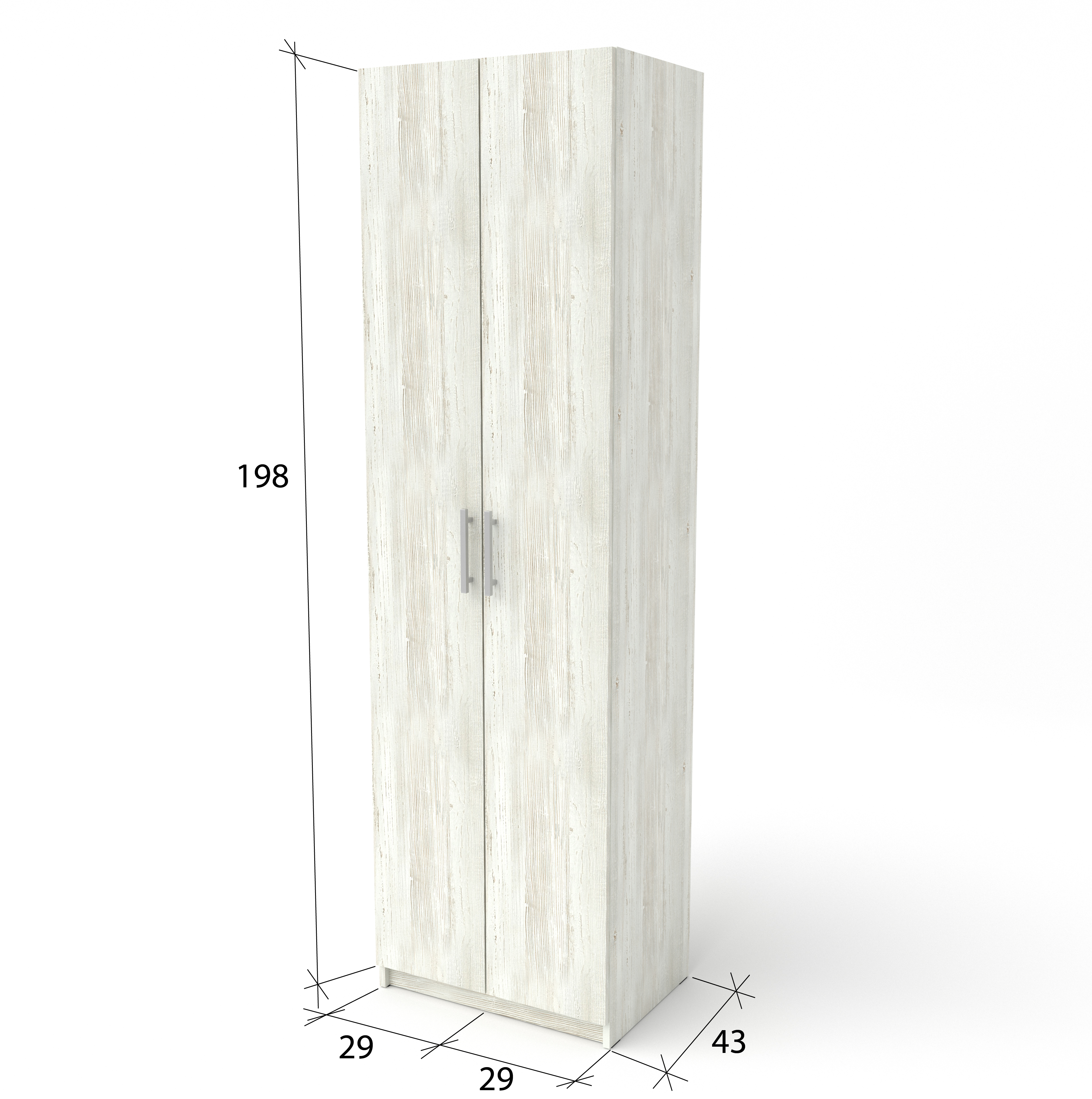 Шкаф распашной ТВОЙ 205*60*43 см в Барнауле купить