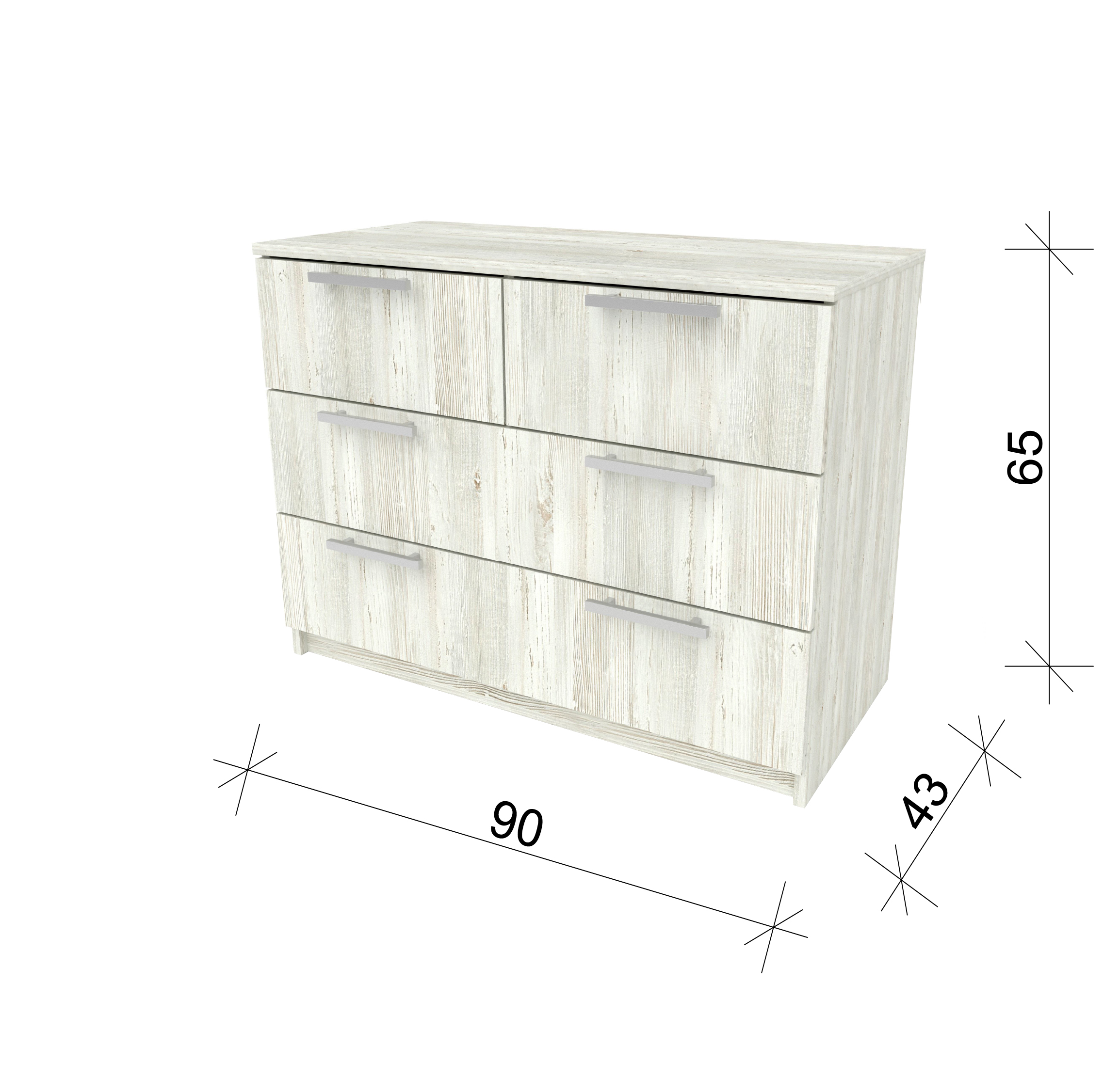 Комод ТВОЙ 65*90*43 см в Барнауле купить