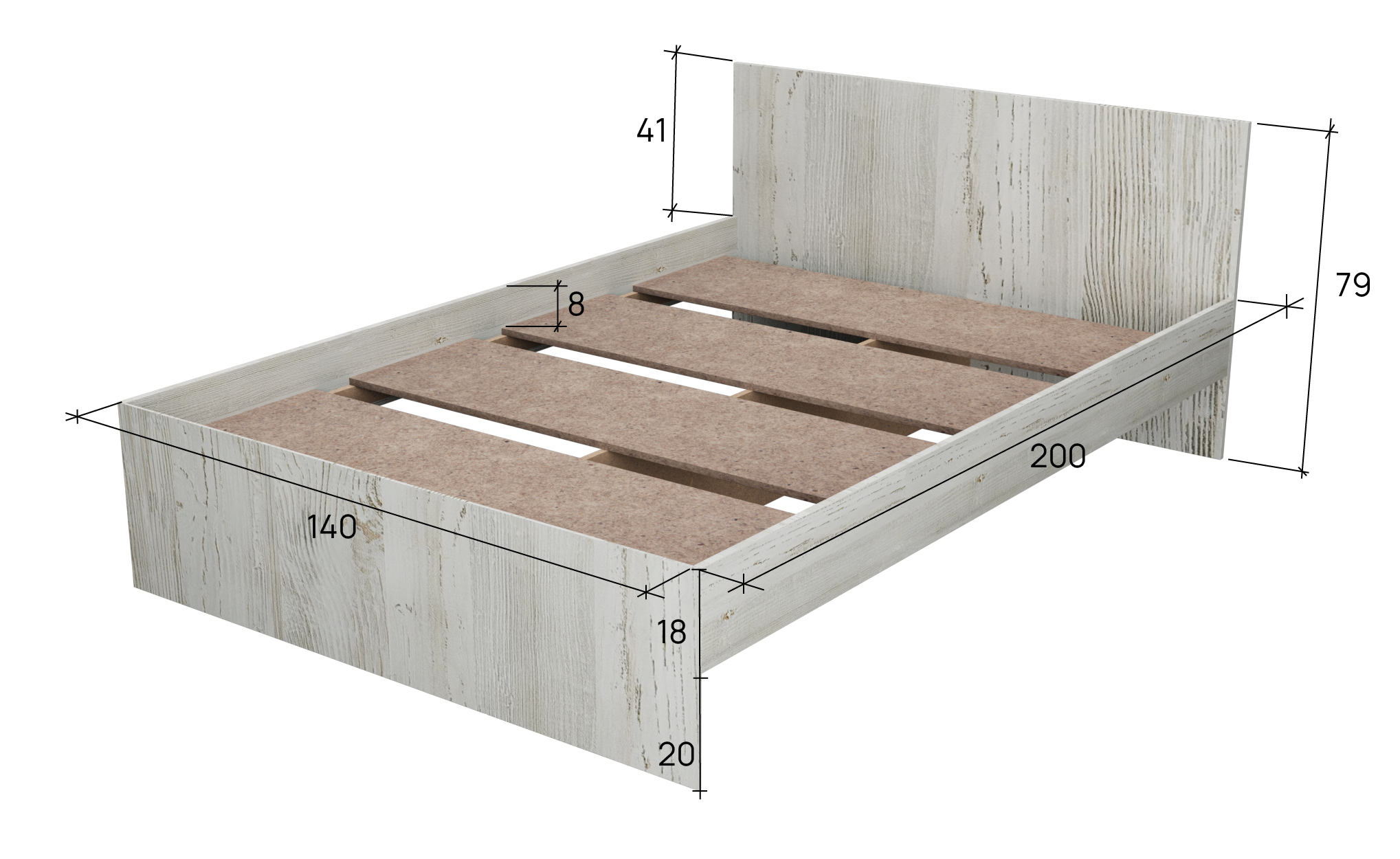 Кровать 140*200 см в Барнауле купить
