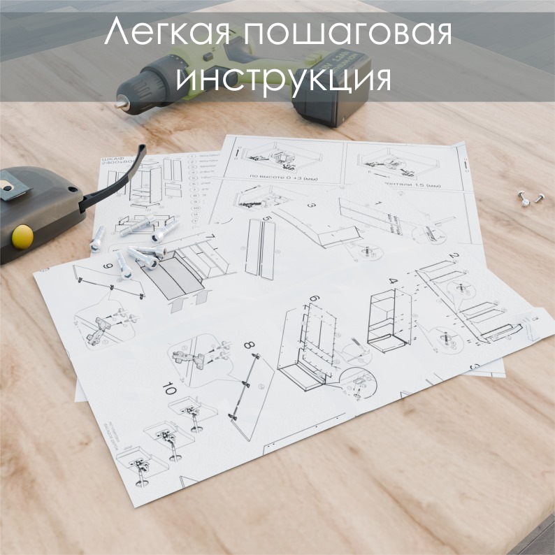 Шкаф SMART 240*100*55 см в Барнауле купить
