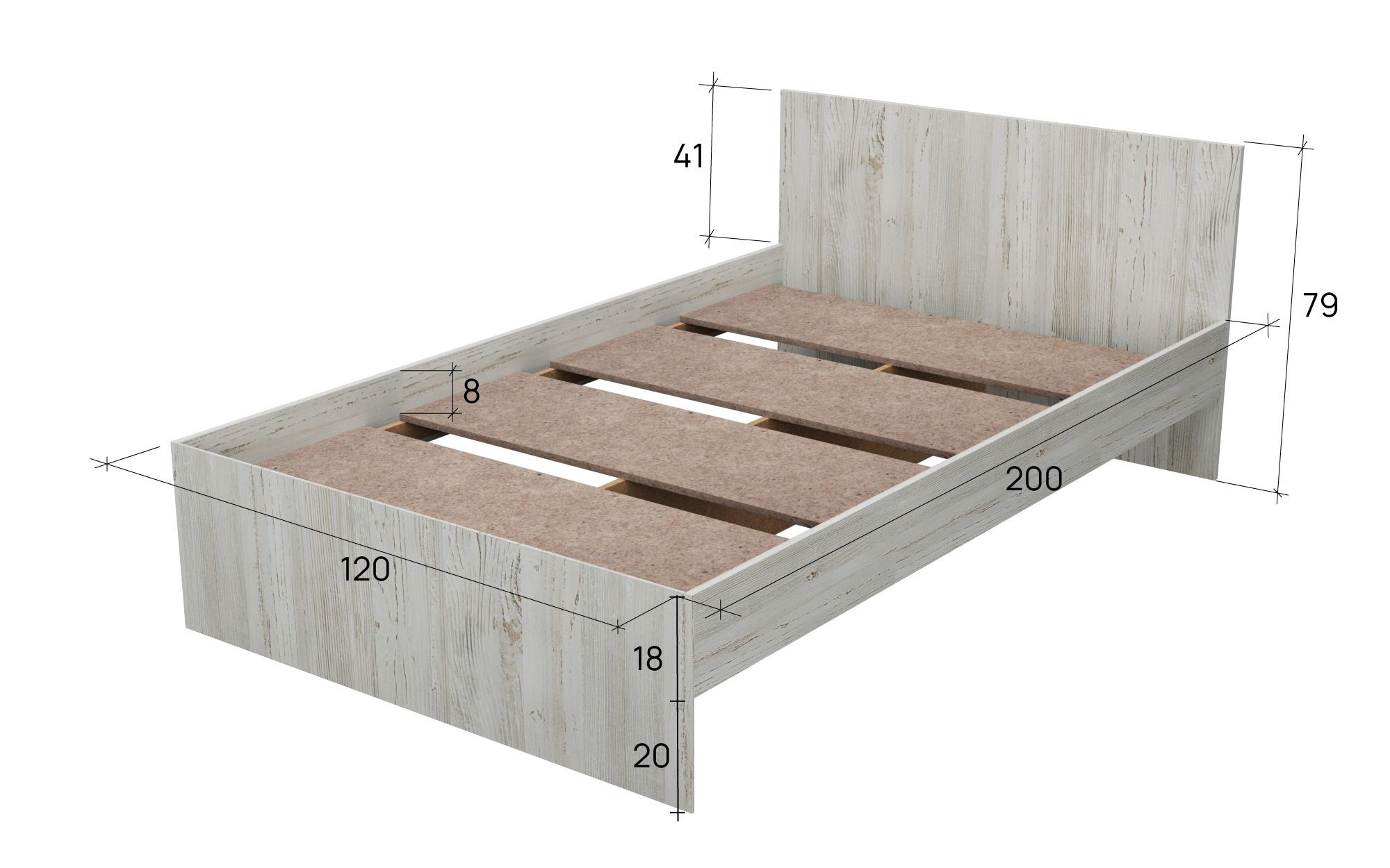 Кровать 120*200 см в Барнауле купить
