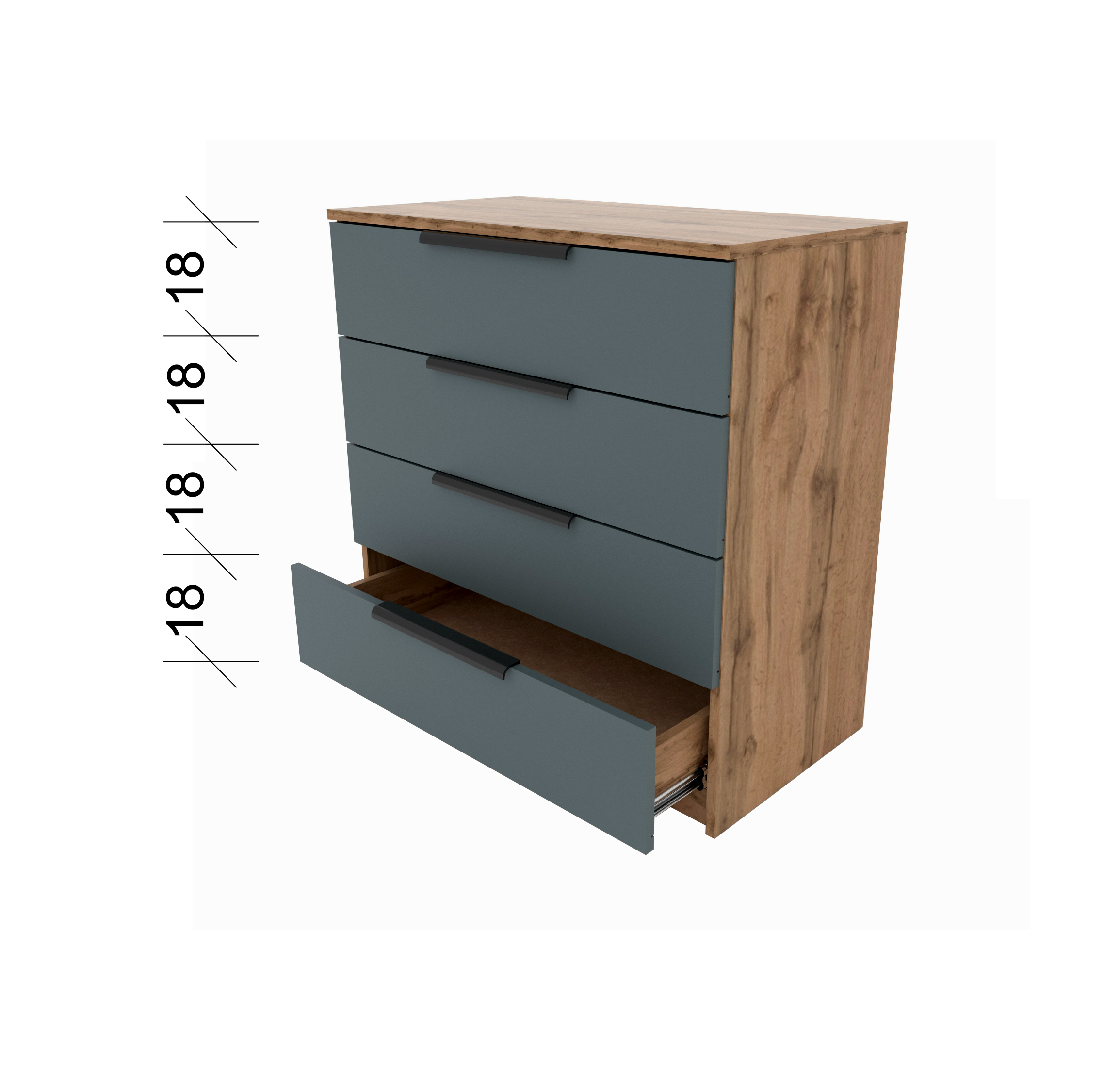 Комод СМАРТ 80*80*43 см в Барнауле купить