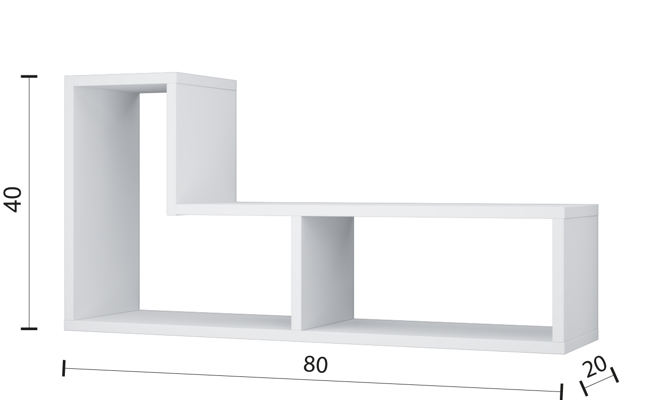 Полка Пазл 80*40*20 в Барнауле купить