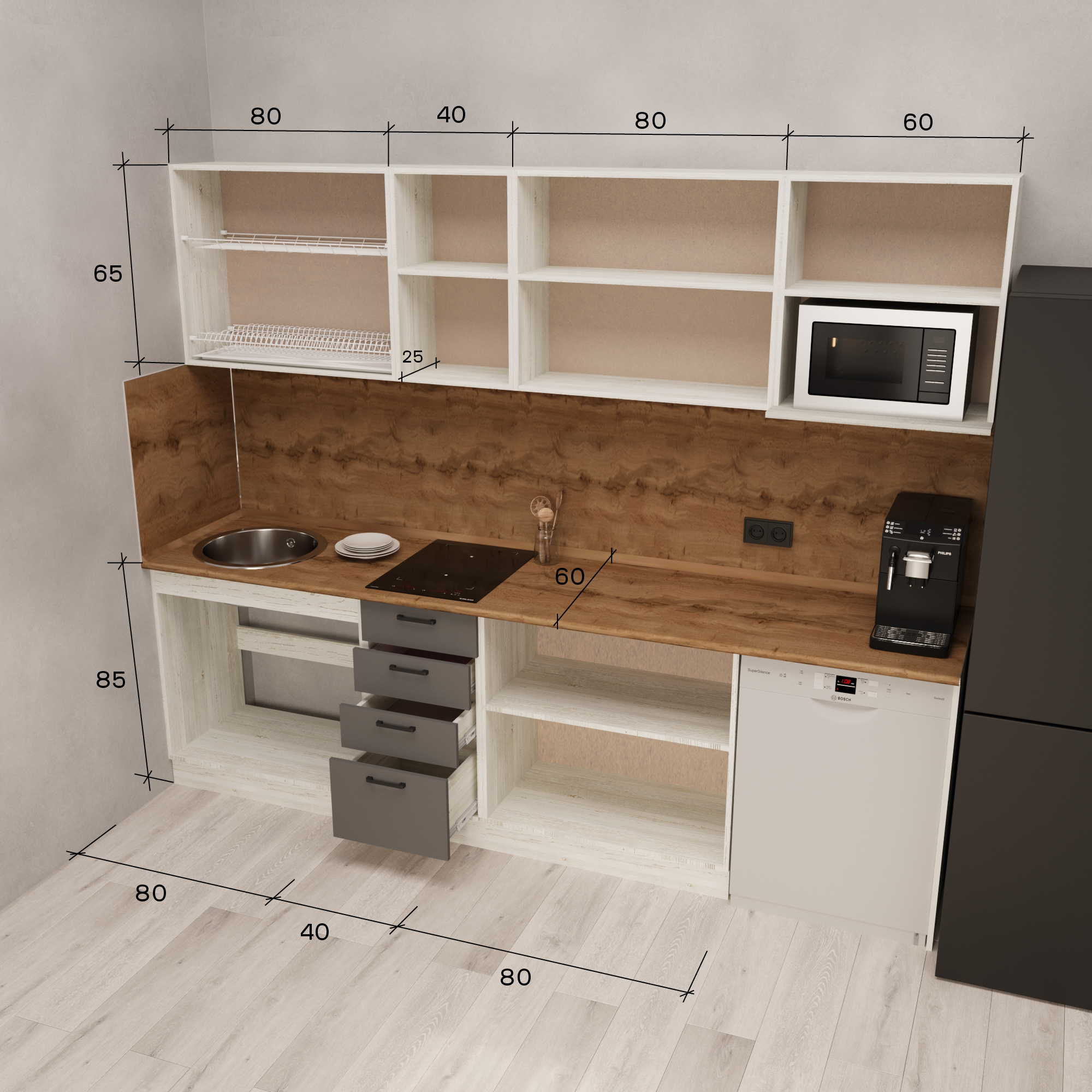 Кухонный гарнитур 2,6м в Барнауле купить