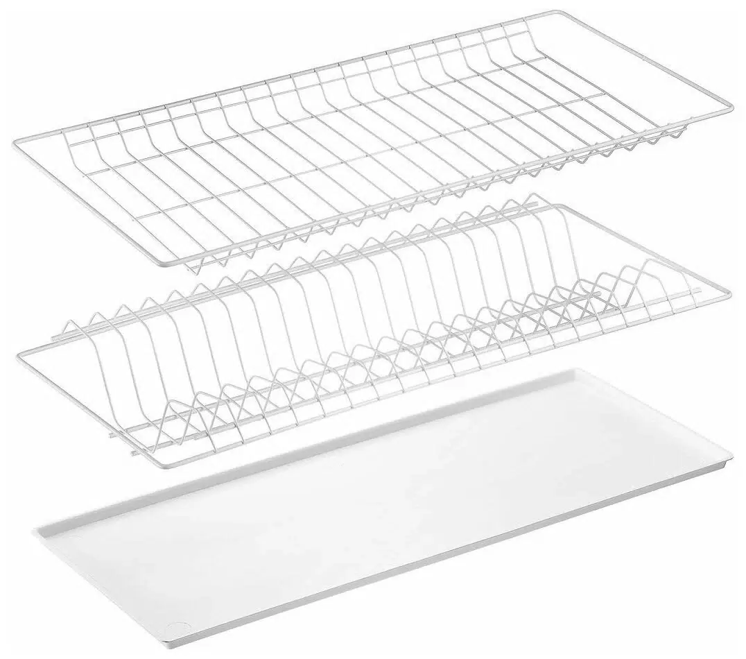 Посудосушитель для шкафа 465*256 белый с рамкой и поддоном в Барнауле купить