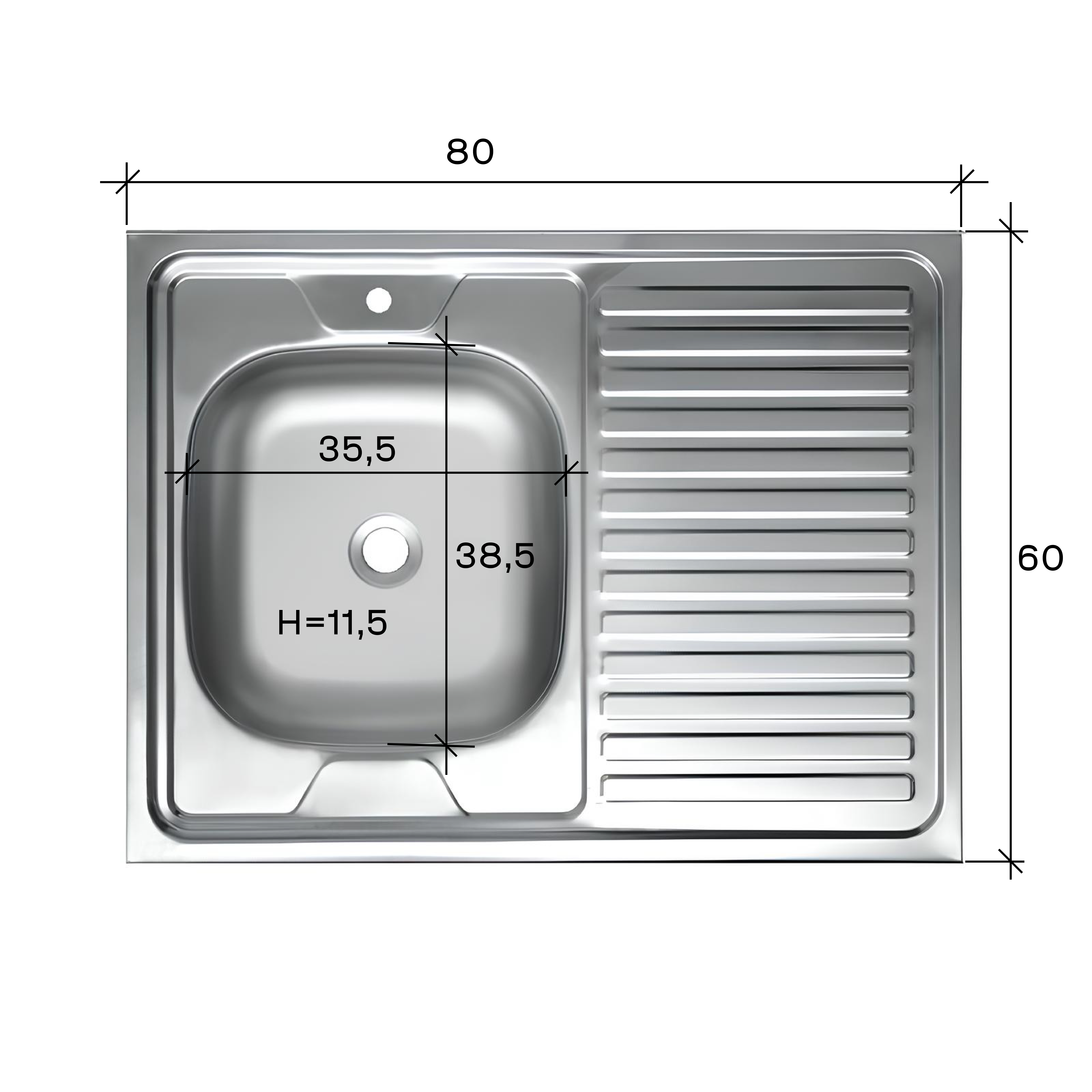 Раковина накладная 80*60 см в Барнауле купить