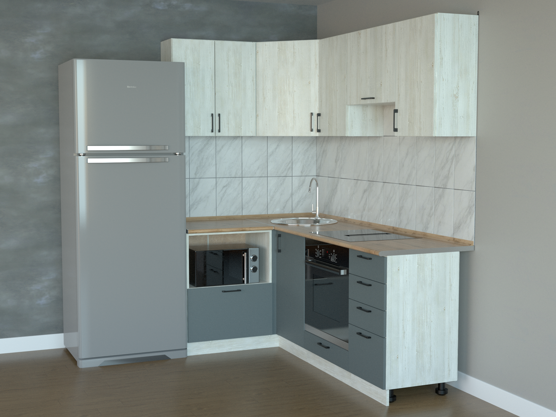 Кухонный гарнитур угловой №6 в Барнауле купить