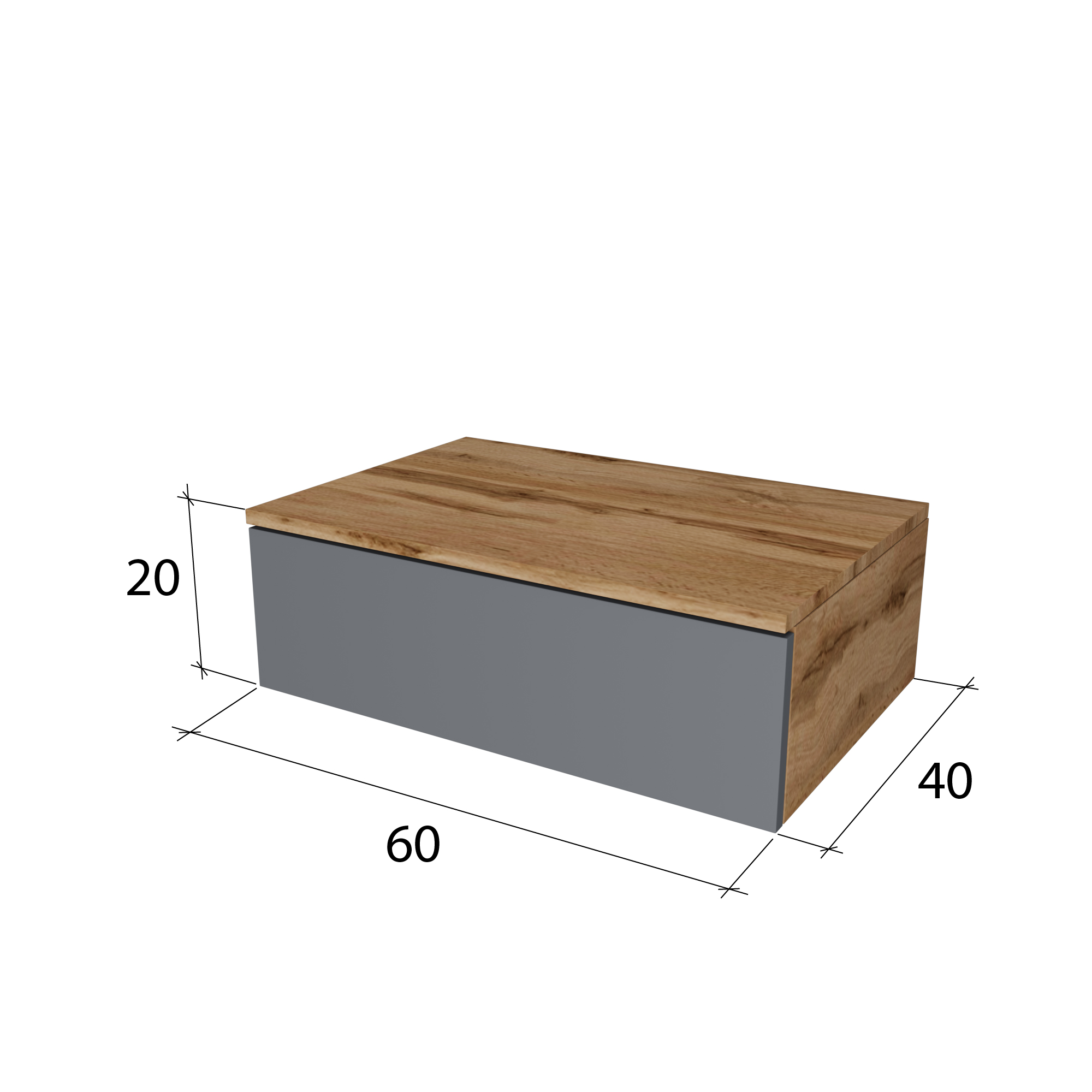 Туалетный столик 60*20*40 подвесной в Барнауле купить