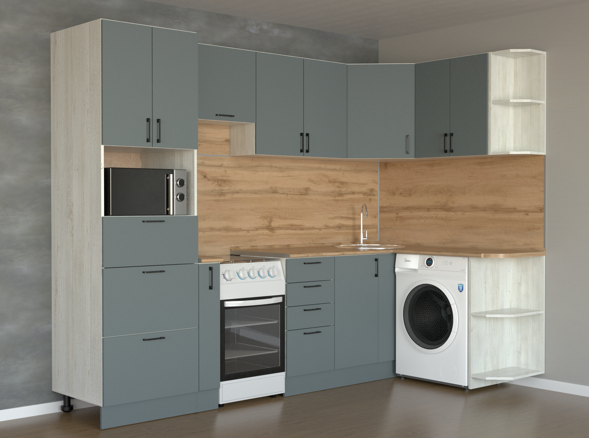 Кухонный гарнитур угловой №7 в Барнауле купить