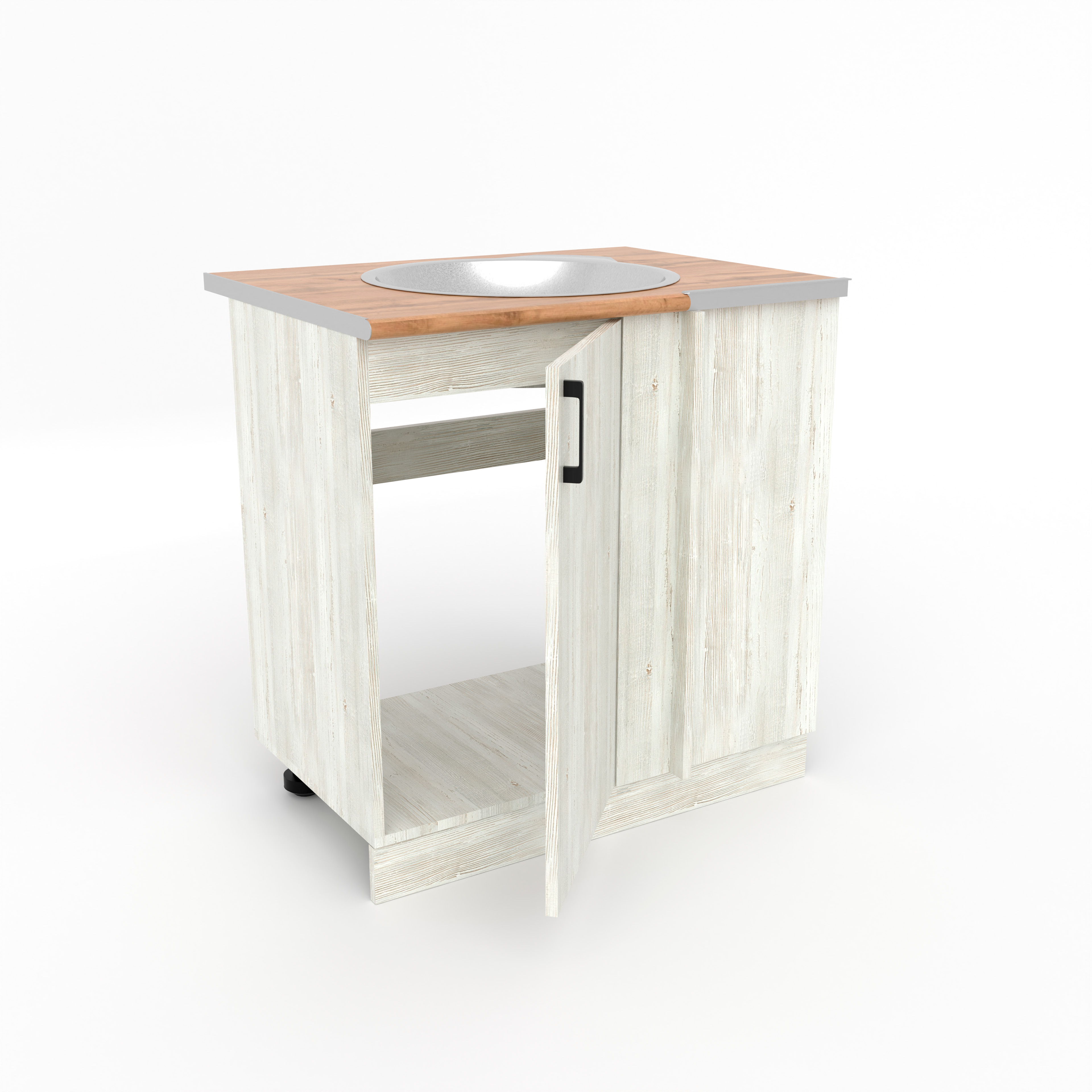 Тумба п/раков 80 см угловая Сосна в Барнауле купить