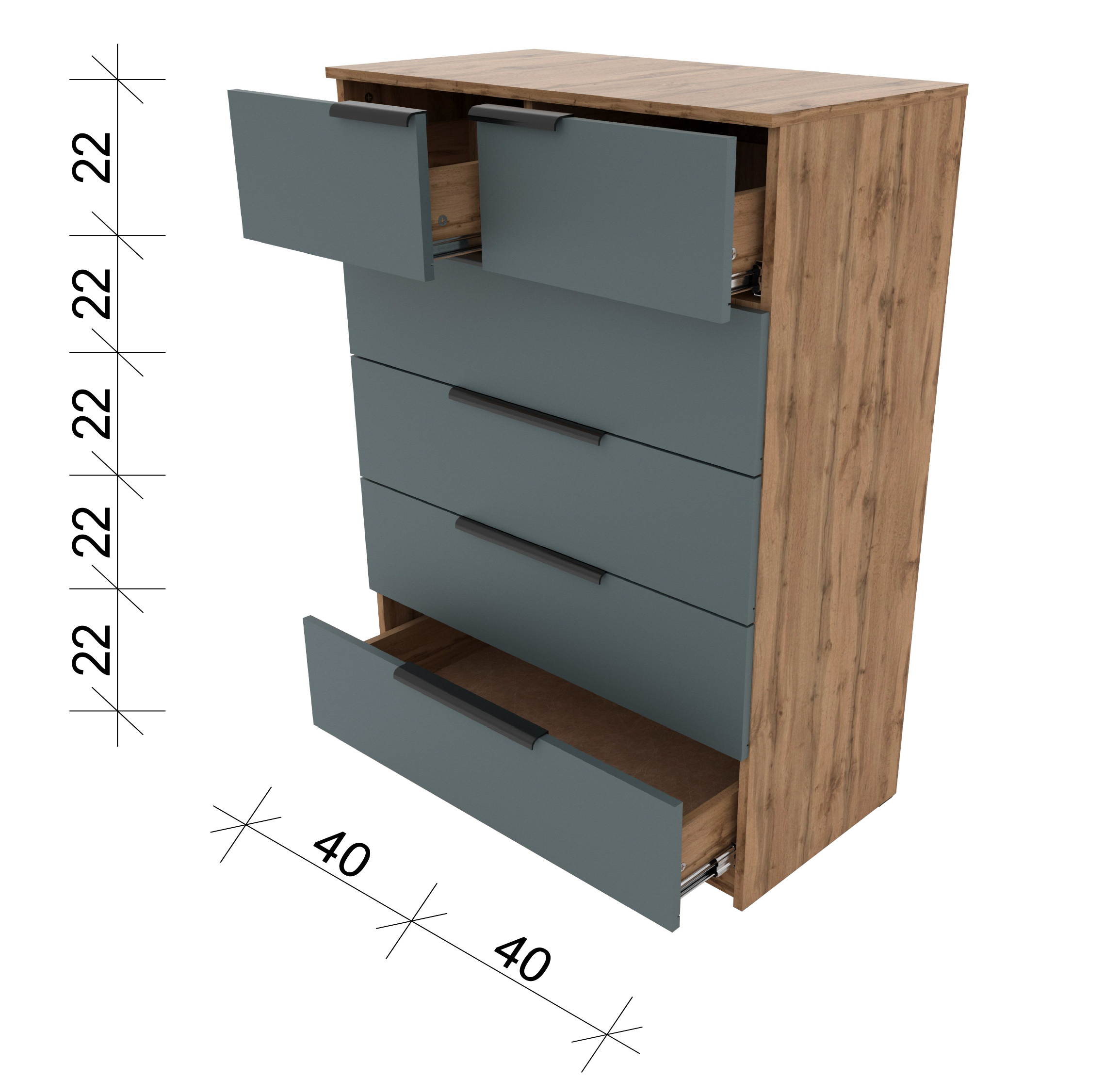 Комод SMART 120*80*43 см в Барнауле купить